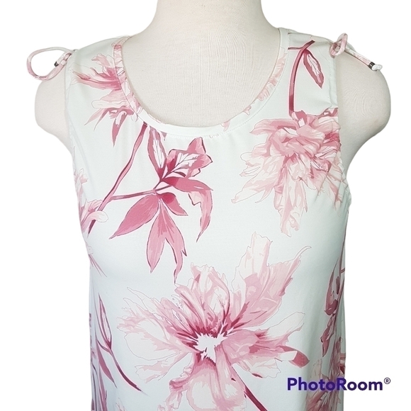 Fig Floral Lyocell Blend Sleeveless Midi Dress - Picture 2 of 13